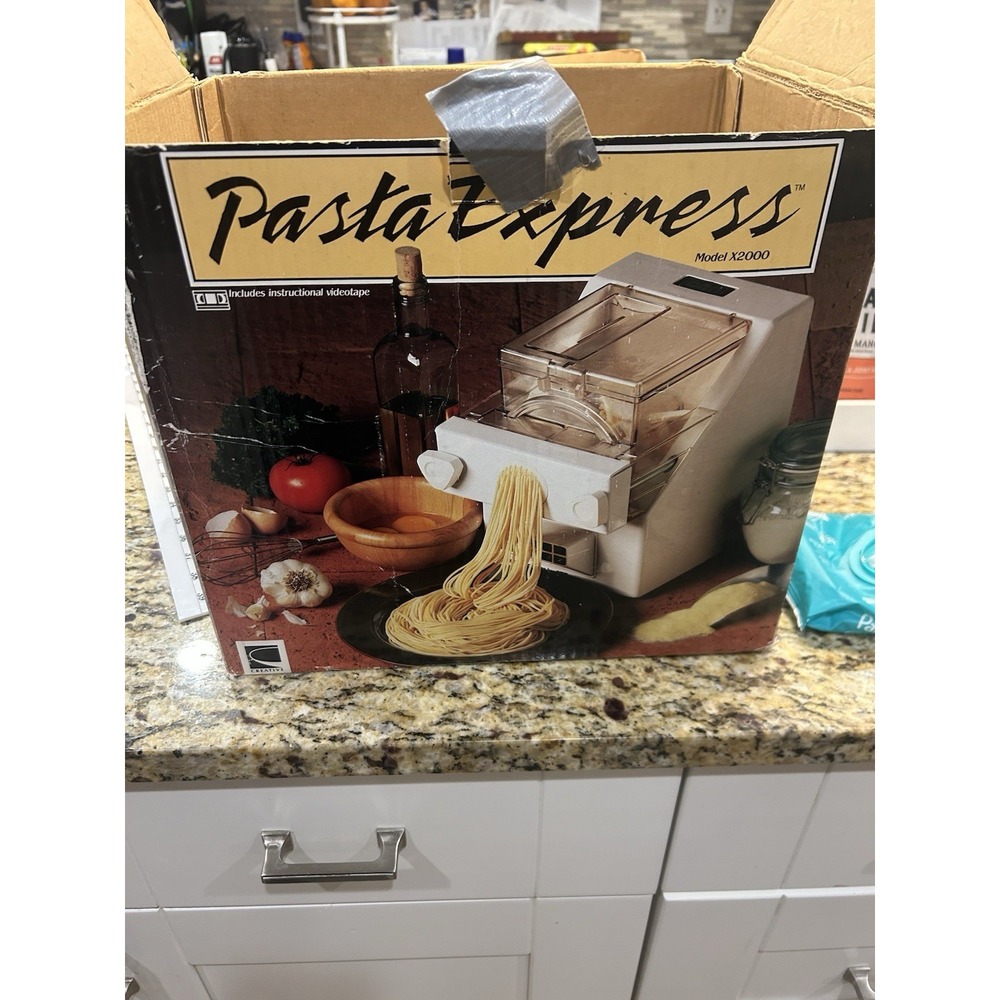CTC Pasta Express X2000 Pasta Machine Open Box 100% Complete Tested. Read